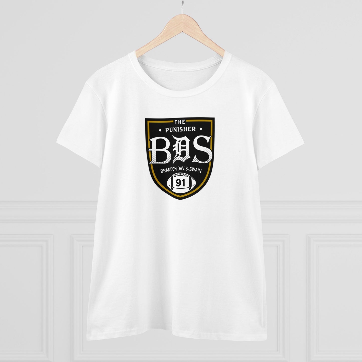 BDS Logo - Women's Cotton Crew Tee (White)