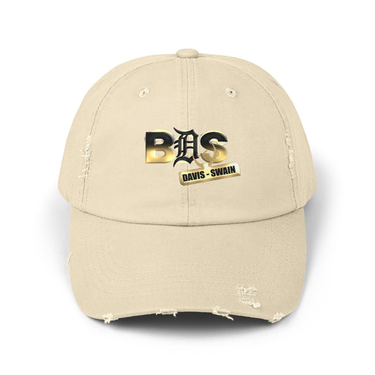 BDS Chain Logo - Unisex Distressed Hat (Tan)