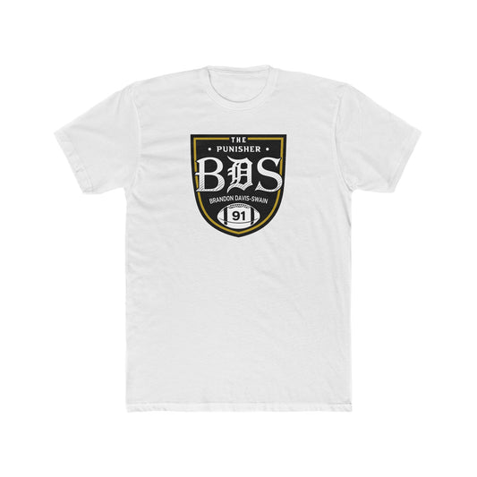 BDS Logo - Men's Cotton Crew Tee (White)