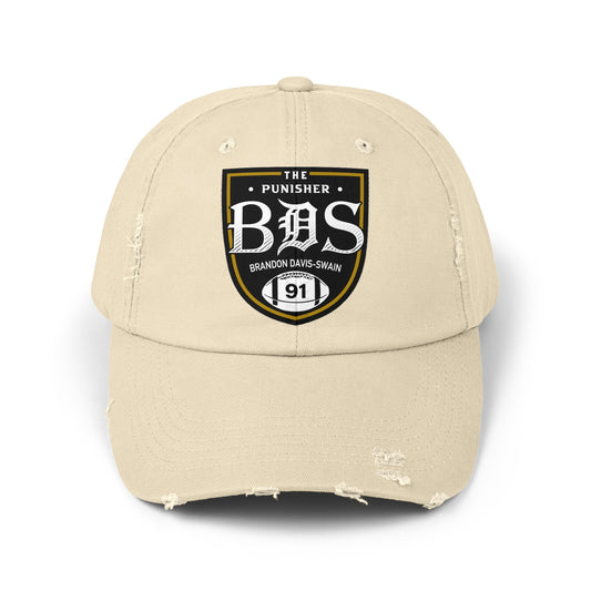 BDS Logo - Unisex Distressed Hat (Tan)