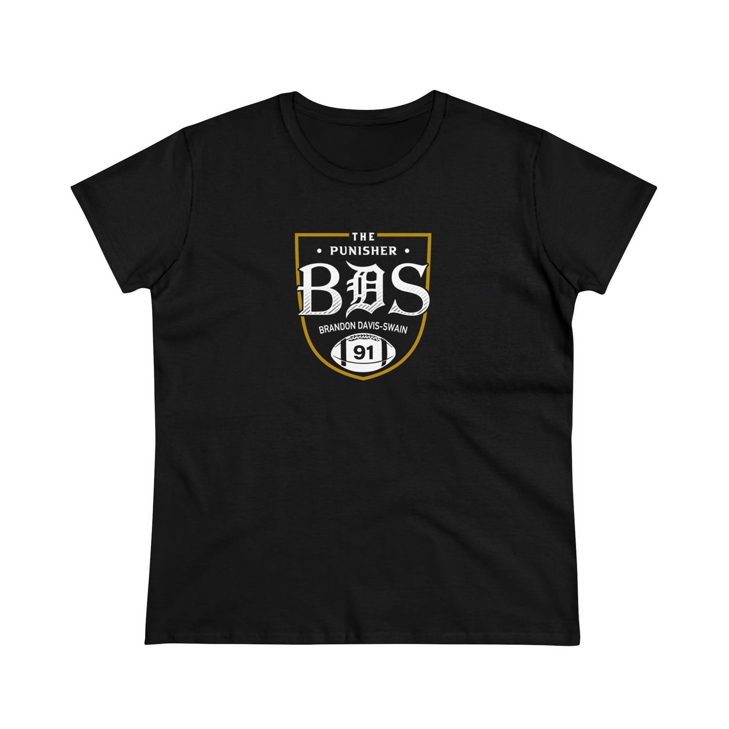 BDS Logo - Women's Cotton Crew Tee (White)